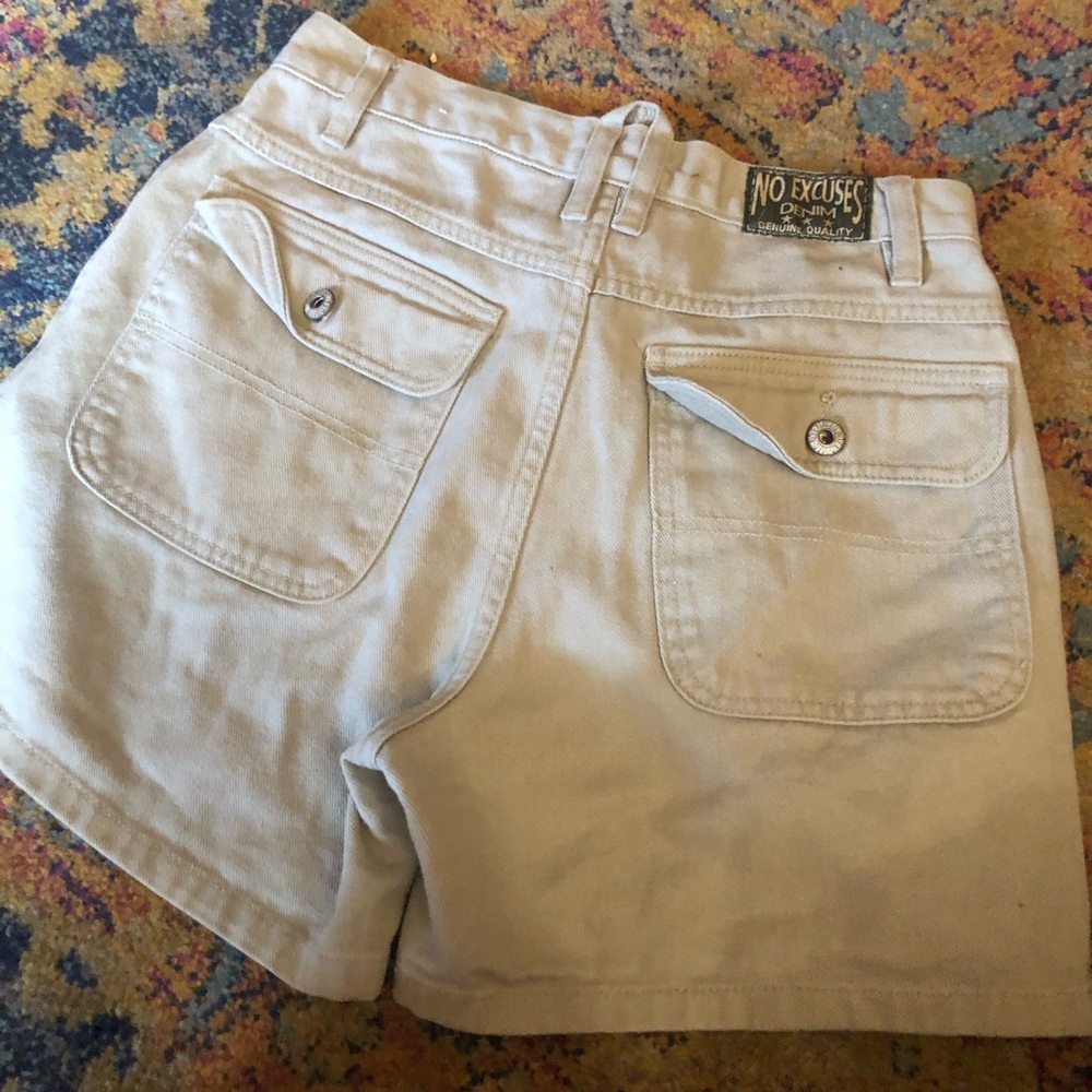 Vintage ‘No Excuses’ Hi-Rise Jean shorts